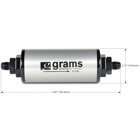Grams Performance 20 Micron -8AN Fuel Filter Grams Performance 20 Micron -8AN Fuel Filter