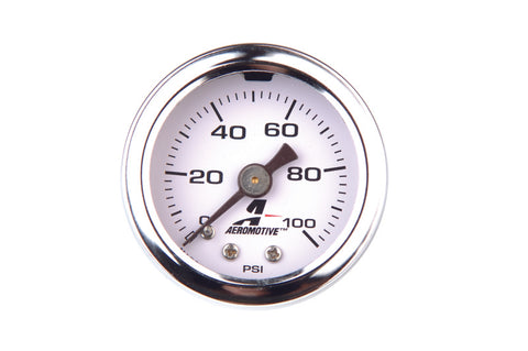 Aeromotive 0-100 PSI Fuel Pressure Gauge Aeromotive 0-100 PSI Fuel Pressure Gauge