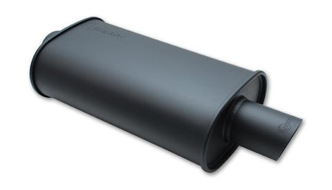 Vibrant StreetPower FLAT BLACK Oval Muffler Vibrant StreetPower FLAT BLACK Oval Muffler