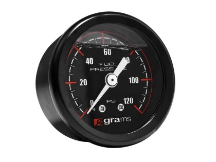 Grams Performance 0-120 PSI Fuel Pressure Gauge Grams Performance 0-120 PSI Fuel Pressure Gauge