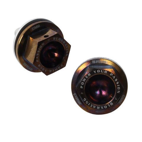 Blox Racing Titanium Magnetic Drain Plug Set - M14x1.50mm Blox Racing Titanium Magnetic Drain Plug Set - M14x1.50mm