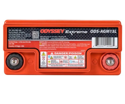 Odyssey Battery Powersport Extreme AGM Battery (PC545) Odyssey Battery Powersport Extreme AGM Battery (PC545)