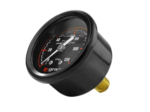 Grams Performance 0-120 PSI Fuel Pressure Gauge Grams Performance 0-120 PSI Fuel Pressure Gauge