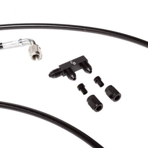 Chase Bays Brake Line Relocation for 88-91 Civic / CRX and 90-93 Integra with Single Piston Brake Booster Delete Chase Bays Brake Line Relocation for 88-91 Civic / CRX and 90-93 Integra with Single Piston Brake Booster Delete