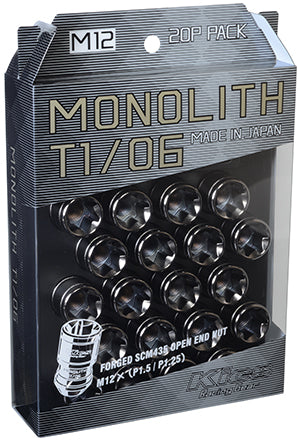 Project Kics Monolith T1/06 Lug Nut Set - 12x1.50 Project Kics Monolith T1/06 Lug Nut Set - 12x1.50