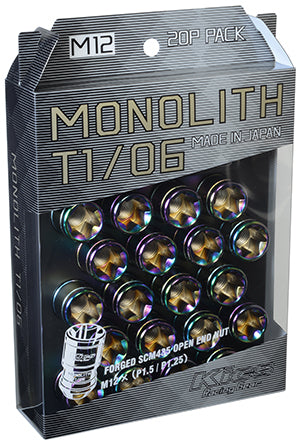 Project Kics Monolith T1/06 Lug Nut Set - 12x1.50 Project Kics Monolith T1/06 Lug Nut Set - 12x1.50