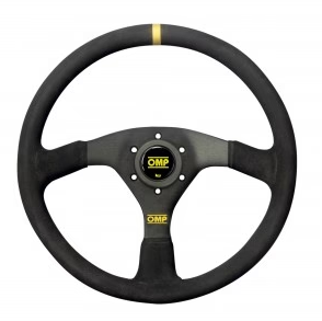 OMP Velocita Flat Steering Wheel 350mm - - Small Suede (Black) OMP Velocita Flat Steering Wheel 350mm - - Small Suede (Black)