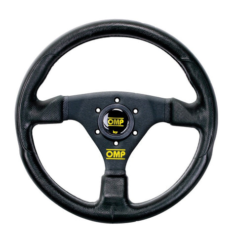 OMP GP Racing Steering Wheel - Black/Black OMP GP Racing Steering Wheel - Black/Black
