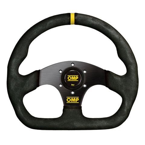 OMP Superquadro Steering Wheel - Small Spokes - Suede (Black) OMP Superquadro Steering Wheel - Small Spokes - Suede (Black)
