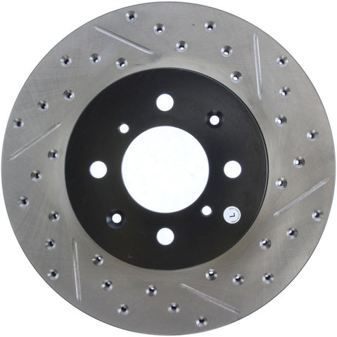 StopTech Drilled & Slotted Front Rotors - Acura StopTech Drilled & Slotted Front Rotors - Acura
