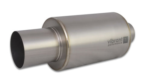 Vibrant Titanium Muffler w/Straight Cut Natural Tip Vibrant Titanium Muffler w/Straight Cut Natural Tip