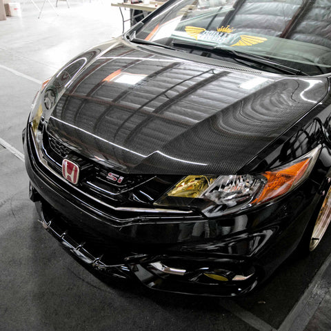 Seibon 2014+ Honda Civic OEM Style Carbon Fiber Hood Seibon 2014+ Honda Civic OEM Style Carbon Fiber Hood