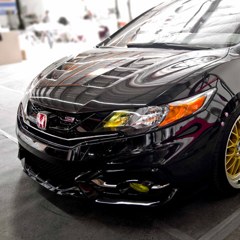 Seibon 14-15 Honda Civic 2dr TS-Style Carbon Fiber Hood Seibon 14-15 Honda Civic 2dr TS-Style Carbon Fiber Hood