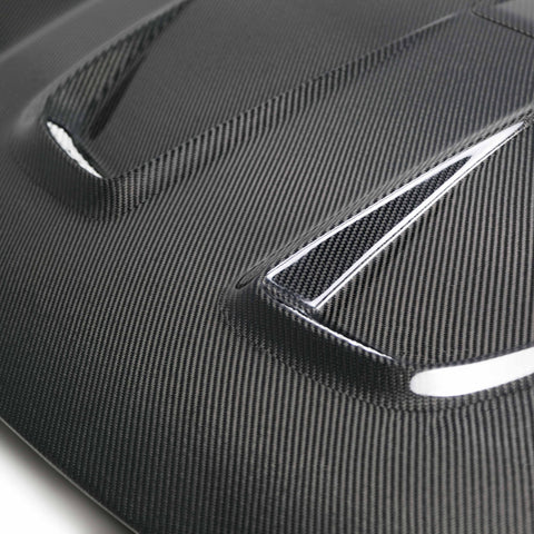 Seibon 2016-2017 Honda Civic Coupe/Sedan/Hatchback MR-Style Carbon Fiber Hood Seibon 2016-2017 Honda Civic Coupe/Sedan/Hatchback MR-Style Carbon Fiber Hood