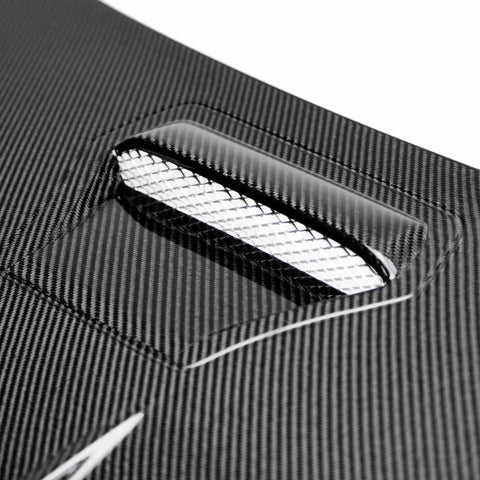 Seibon 2016-2017 Honda Civic Coupe/Sedan/Hatchback MR-Style Carbon Fiber Hood Seibon 2016-2017 Honda Civic Coupe/Sedan/Hatchback MR-Style Carbon Fiber Hood
