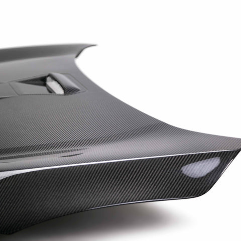 Seibon 2016-2017 Honda Civic Coupe/Sedan/Hatchback MR-Style Carbon Fiber Hood Seibon 2016-2017 Honda Civic Coupe/Sedan/Hatchback MR-Style Carbon Fiber Hood