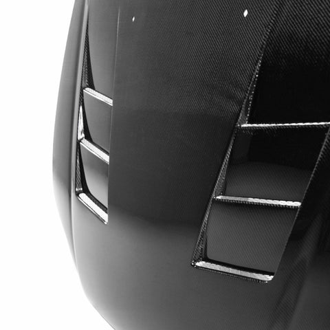 Seibon 99-00 Honda Civic (EM1/EJ6/7/8/EK9) TS-Style Carbon Fiber Hood Seibon 99-00 Honda Civic (EM1/EJ6/7/8/EK9) TS-Style Carbon Fiber Hood