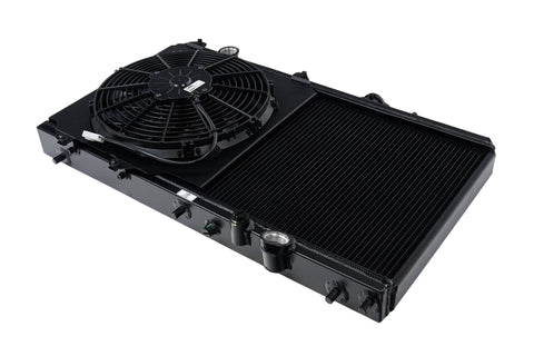 CSF 92-00 Honda Civic w/K-Swap V3 Radiator - Black Finish CSF 92-00 Honda Civic w/K-Swap V3 Radiator - Black Finish