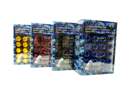 Project Kics Leggdura Racing RL53 2pc Shell Lug Nuts Project Kics Leggdura Racing RL53 2pc Shell Lug Nuts