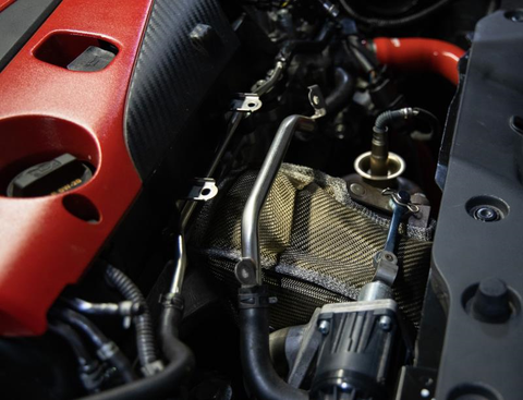 Mishimoto Titanium Turbo Blanket, Fits Honda Civic Type R  (FK2/FK8) 2017+ Mishimoto Titanium Turbo Blanket, Fits Honda Civic Type R  (FK2/FK8) 2017+