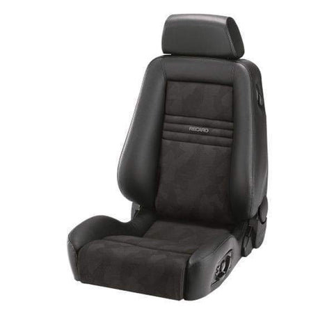 Recaro Ergomed ES Passenger Seat - Black Leather/Black Artista - 154.20.2540-01 Recaro Ergomed ES Passenger Seat - Black Leather/Black Artista - 154.20.2540-01