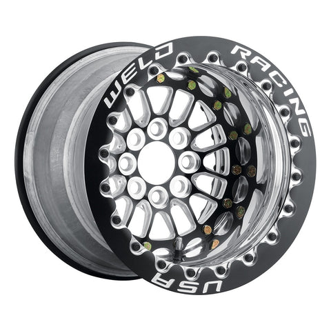 Weld Tuner Import Drag 13x10 / 4x100mm BP / 5in. BS Black Wheel CTR (Single Beadlock) Weld Tuner Import Drag 13x10 / 4x100mm BP / 5in. BS Black Wheel CTR (Single Beadlock)