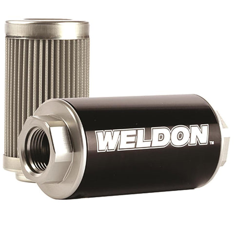 Weldon Racing 100 Micron Stainless Steel Fuel Filter Assembly Weldon Racing 100 Micron Stainless Steel Fuel Filter Assembly