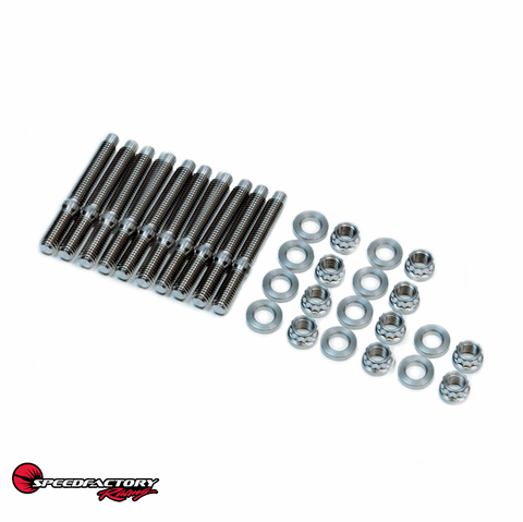 SpeedFactory Racing Stainless Steel Intake / Exhaust Manifold Stud Kits SpeedFactory Racing Stainless Steel Intake / Exhaust Manifold Stud Kits