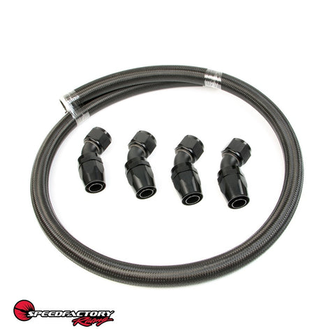SpeedFactory Racing Tucked Radiator -16 AN Hose and Fitting Kit For B / D / F / H-Series SpeedFactory Racing Tucked Radiator -16 AN Hose and Fitting Kit For B / D / F / H-Series