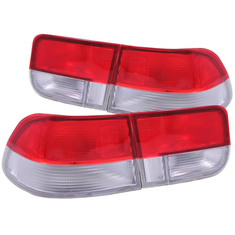 1996-2000 Honda Civic Taillights 50/50 - OEM 4pc 1996-2000 Honda Civic Taillights 50/50 - OEM 4pc