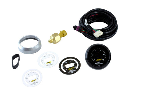 AEM 52mm Pressure (Oil or Fuel) Digital Gauge - 30-4401 AEM 52mm Pressure (Oil or Fuel) Digital Gauge - 30-4401