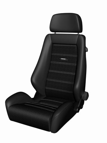 Recaro Classic LX Seat - Black Leather/Classic Corduroy - 088.00.0B27 Recaro Classic LX Seat - Black Leather/Classic Corduroy - 088.00.0B27