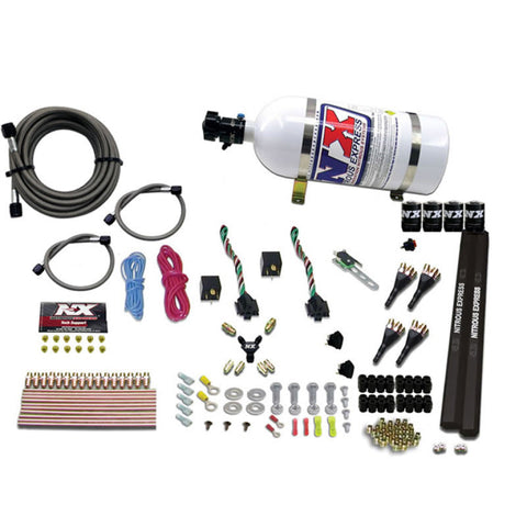 Nitrous Express 4 Cyl SX2 Nozzle Nitrous Kit (100-300HP x Nitrous Express 4 Cyl SX2 Nozzle Nitrous Kit (100-300HP x
