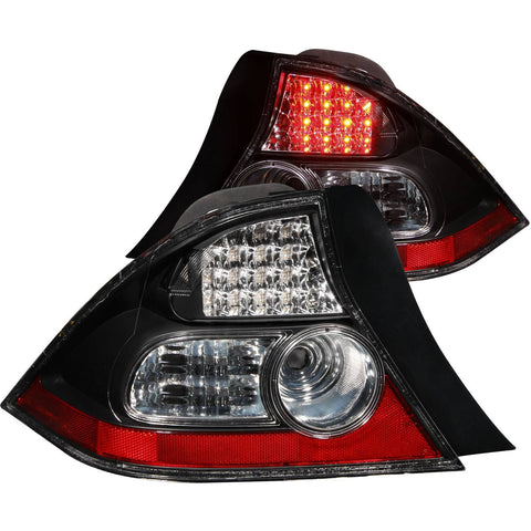 2004-2005 Honda Civic LED Taillights (Black Housing) 2004-2005 Honda Civic LED Taillights (Black Housing)