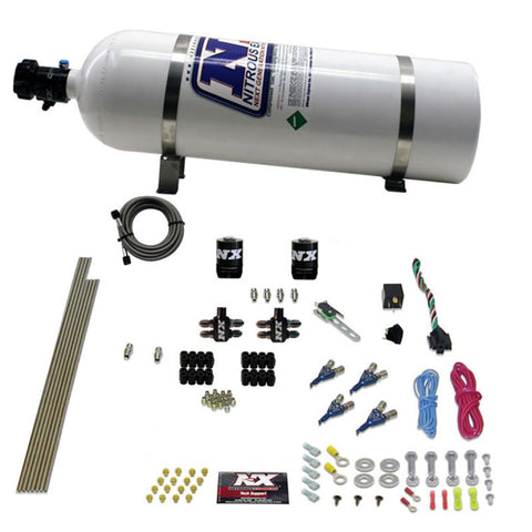 Nitrous Express 4 Cyl Gas Nitrous Kit (100-250HP) w/15lb Bottle Nitrous Express 4 Cyl Gas Nitrous Kit (100-250HP) w/15lb Bottle