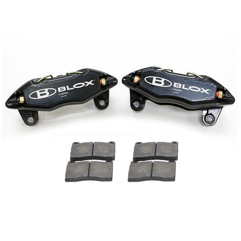 Blox Racing 4-Piston Calipers w/Brake Pads Blox Racing 4-Piston Calipers w/Brake Pads