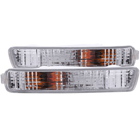 1994-1995 Honda Accord Parking/Signal Lights Chrome Clear (Euro Style) 1994-1995 Honda Accord Parking/Signal Lights Chrome Clear (Euro Style)