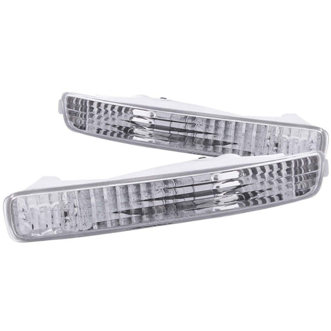 1996-1997 Honda Accord Parking/Signal Lights Chrome Clear (Euro Style) 1996-1997 Honda Accord Parking/Signal Lights Chrome Clear (Euro Style)