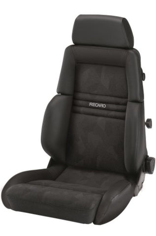 Recaro Expert M Seat - Black Leather/Black Artista Recaro Expert M Seat - Black Leather/Black Artista