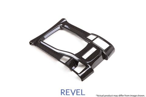 Revel GT Dry Carbon Shifter Panel Cover 17-18 Honda Civic Revel GT Dry Carbon Shifter Panel Cover 17-18 Honda Civic