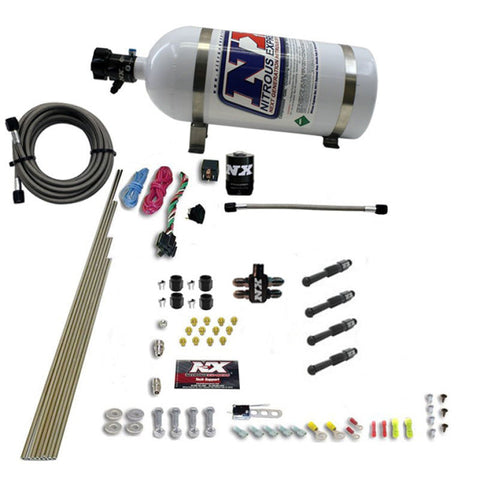 Nitrous Express Dry Direct Port Nitrous Kit 4 Cyl w/10lb Nitrous Express Dry Direct Port Nitrous Kit 4 Cyl w/10lb