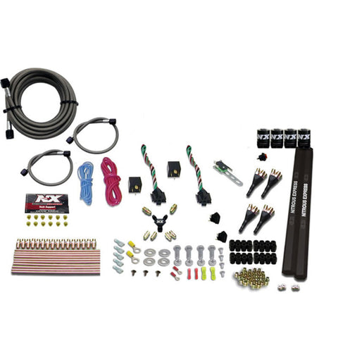 Nitrous Express 4 Cyl SX2 Nozzle Nitrous Kit (100-300HP x Nitrous Express 4 Cyl SX2 Nozzle Nitrous Kit (100-300HP x