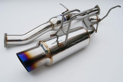 Invidia 00+ S2000 70mm Single N1 Titanium Tip Cat-back Exhaust Invidia 00+ S2000 70mm Single N1 Titanium Tip Cat-back Exhaust