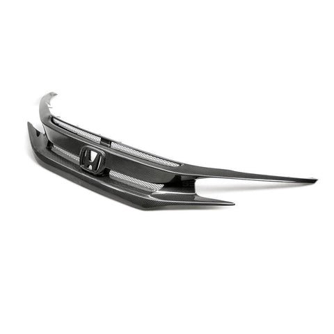 Seibon 16-18 Honda Civic OEM-Style Carbon Fiber Front Grill Seibon 16-18 Honda Civic OEM-Style Carbon Fiber Front Grill