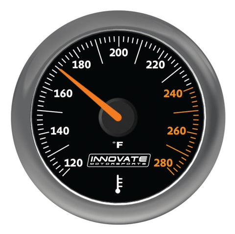 Innovate MTX Analog Oil/Water Temp Gauge Kit - Black Dial Innovate MTX Analog Oil/Water Temp Gauge Kit - Black Dial