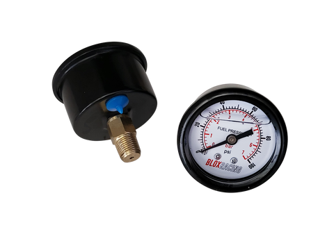 Blox Racing Liquid-Filled Fuel Pressure Gauge 0-100psi Blox Racing Liquid-Filled Fuel Pressure Gauge 0-100psi