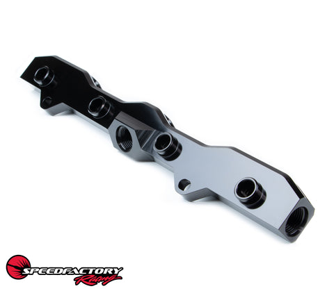 SpeedFactory Racing Billet K-Series 10AN  Mega Flow Fuel Rail SpeedFactory Racing Billet K-Series 10AN  Mega Flow Fuel Rail