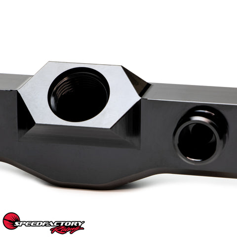SpeedFactory Racing Billet K-Series 10AN  Mega Flow Fuel Rail SpeedFactory Racing Billet K-Series 10AN  Mega Flow Fuel Rail