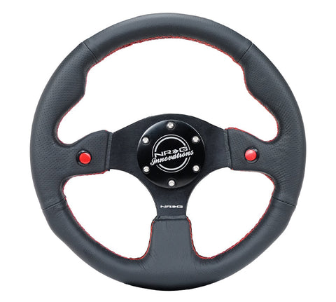 NRG- DUAL BUTTON STEERING WHEEL LEATHER NRG- DUAL BUTTON STEERING WHEEL LEATHER