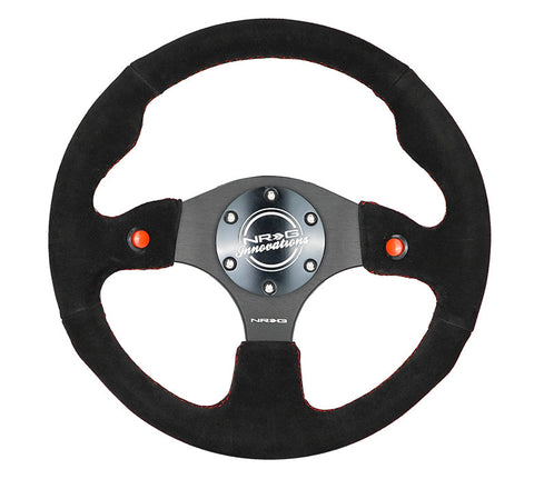 NRG- DUAL BUTTON STEERING WHEEL SUEDE NRG- DUAL BUTTON STEERING WHEEL SUEDE